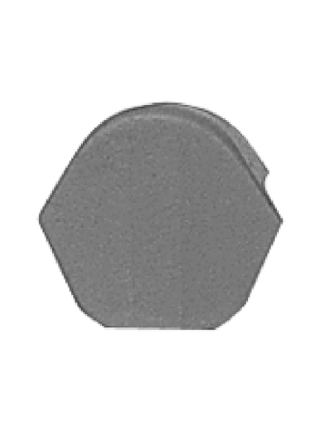 Firstanfang/endstein glatt, o. Abb. zinkgrau