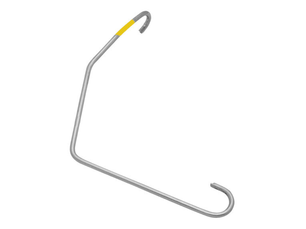 Einhängeklammer 3/5 Gelb, PAK 250 ST