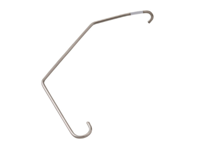 Einhängeklammer 3/5 Weiß, PAK 250 ST