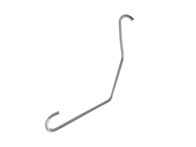 Einhängeklammer 3/5 Dunkelrot, PAK 250 ST