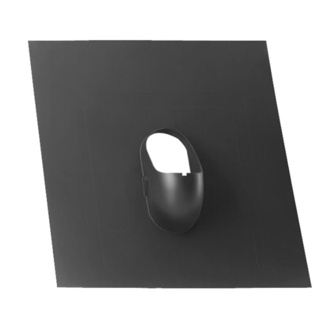 Venduct Grundplatte DN100 für Bitumen schwarz