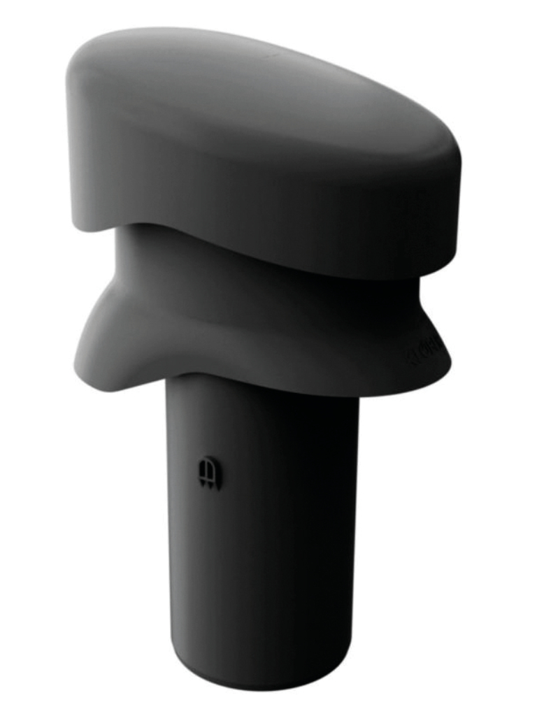 Venduct neigungsunabhängiges Be- und Entlüfterrohr kurz schwarz