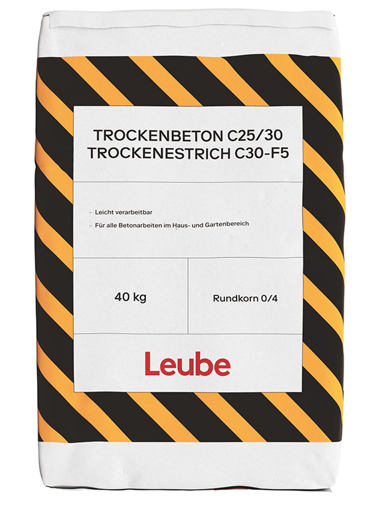 Trockenbeton C 25/30 - Trockenestrich C 30-F5