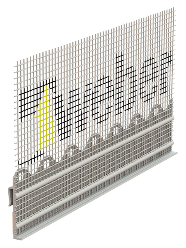 webertherm Aufsteckprofil für Sockelabschlussprofil