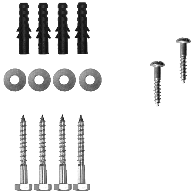 Lüftungsschacht Montageset ohne Dämmung