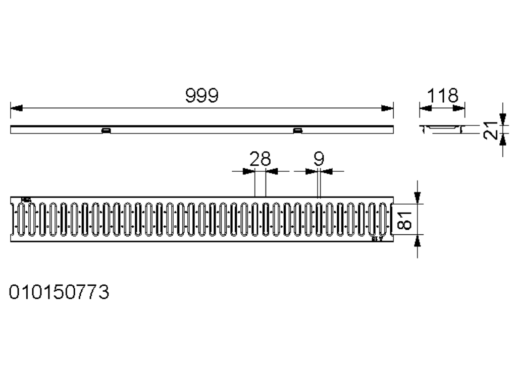 MEA GARDII-LINE SteRo übd-A-V2A-0,5m-SP