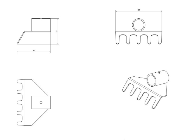 Reinigungsrechen parkline NW 300