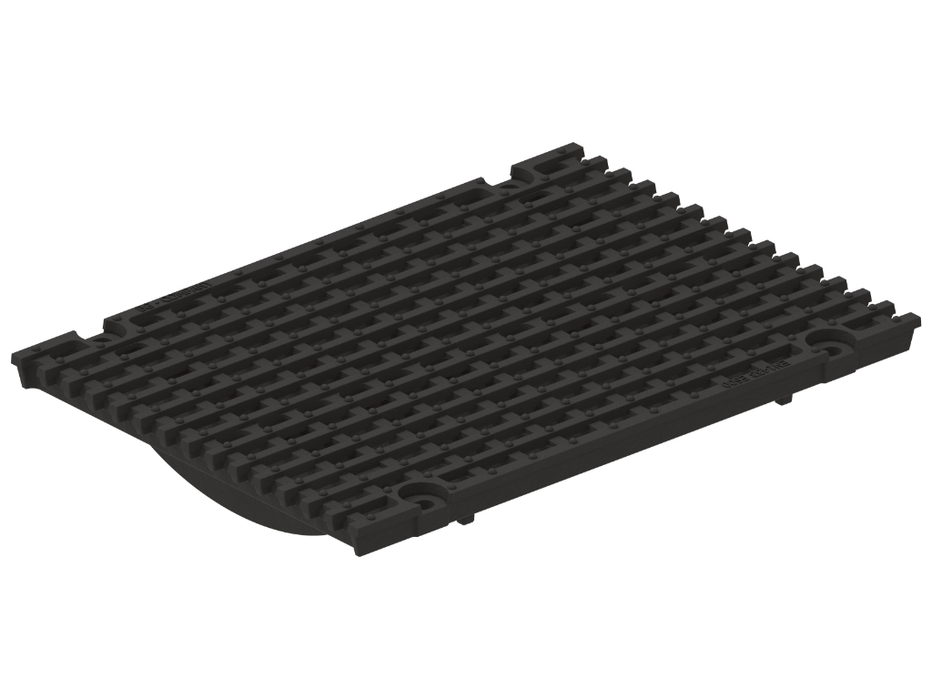Guss-Längsstabrost MW 25/14 für NW 400