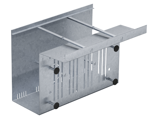 base Sockelrinne Rinnenkörper Leibungselement - Materialstärke 1,5 mm RB 200