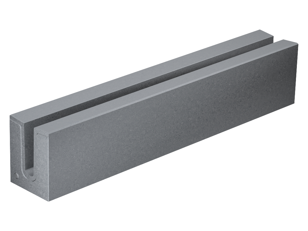 BG-CLASSIC, SL NW 100, Schlitzrinne Profil U, 500/400