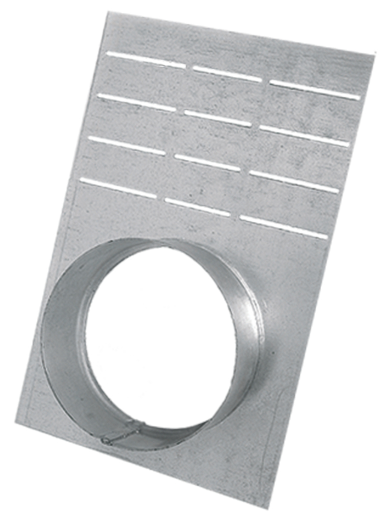 Endplatte mit Ablauf DN 200