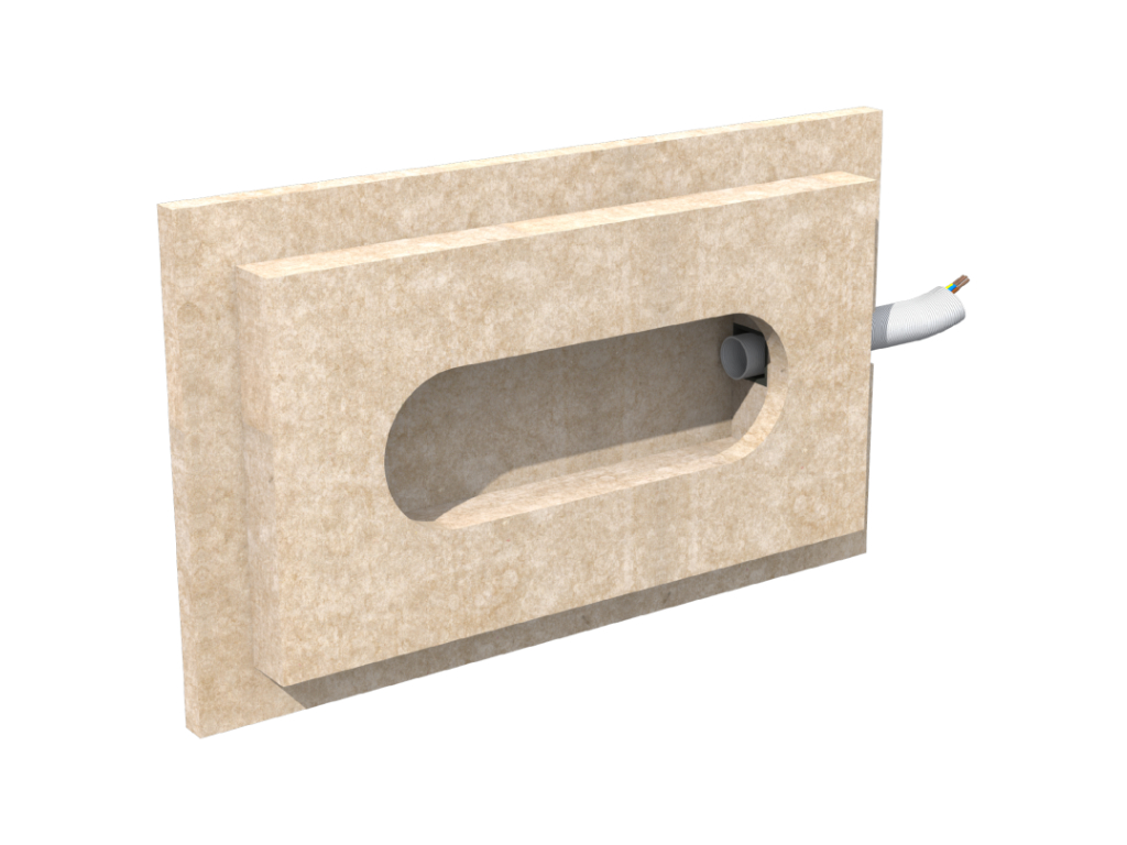 Elektrodosenabschottung dreifach