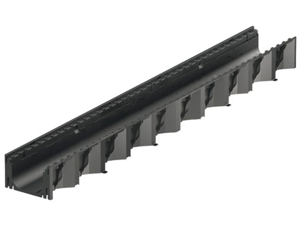 Hexaline Rinnenelemente ohne Rost 1000 mm