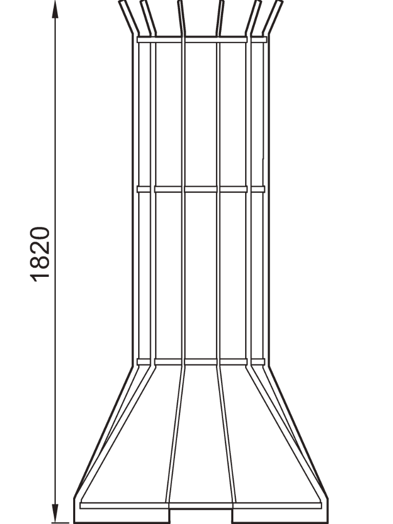 ACO BAUMGITTER TYP II, H1820 850X850/460, +VERSCHRAUBUNG