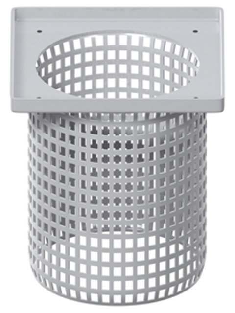 Rostaufnahme Edelstahl mit Sieblöchern, 250 mm