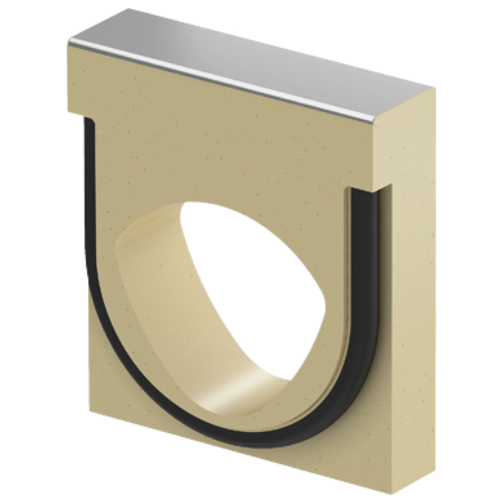 Adapter für Fließrichtungswechsel Edelstahl NW 100