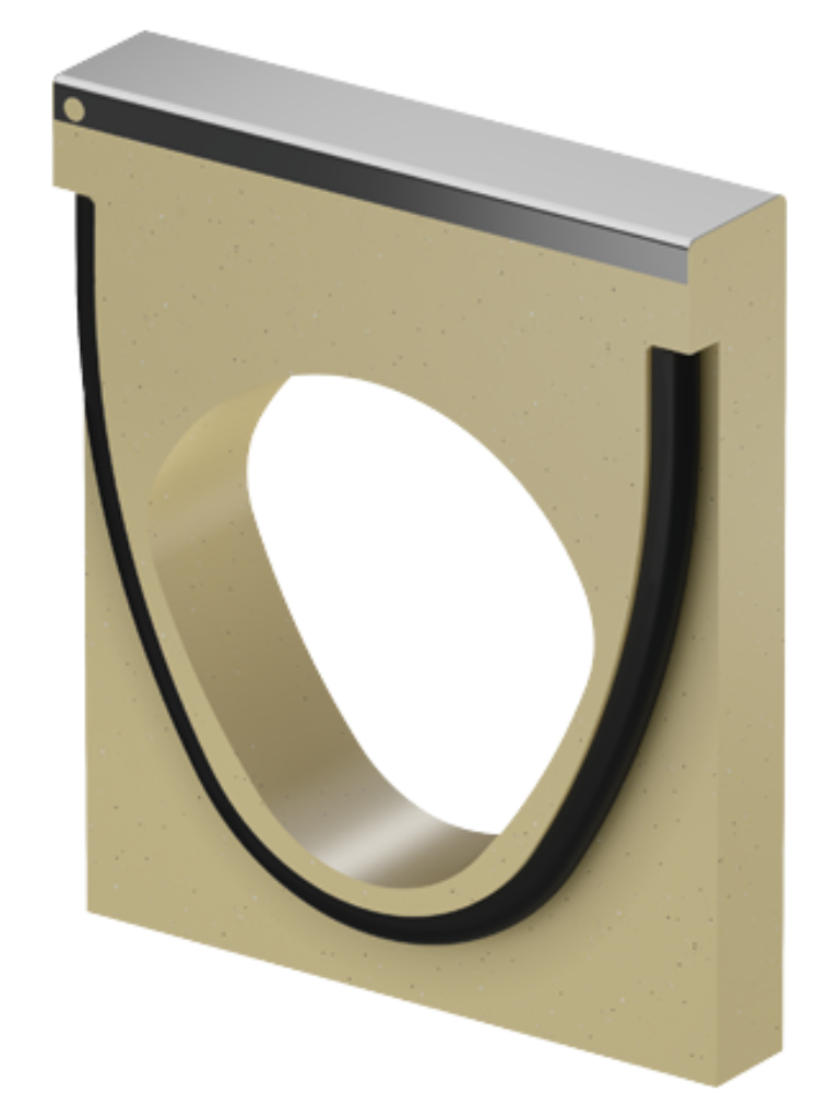 Adapter für Fließrichtungswechsel Stahl verzinkt NW 150 Typ 20