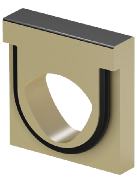 PowerDrain Adapter für Fließrichtungswechsel Gusseisen NW 100