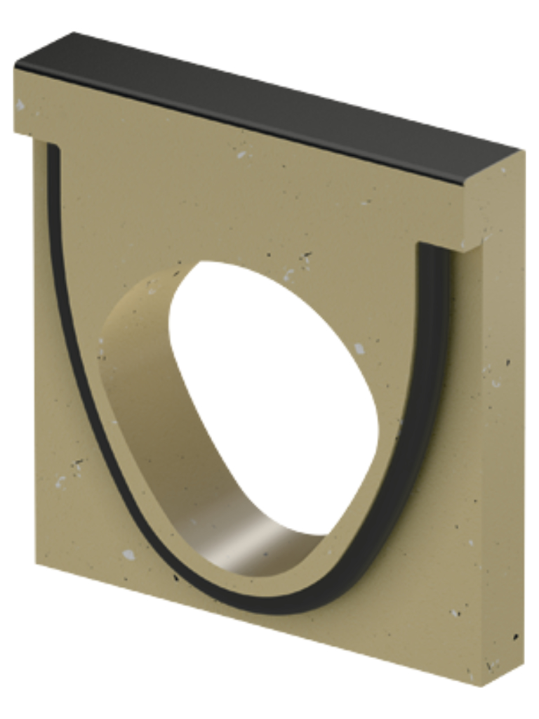 PowerDrain Adapter für Fließrichtungswechsel Gusseisen NW 150