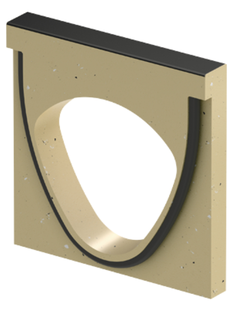 PowerDrain Adapter für Fließrichtungswechsel Gusseisen NW 200