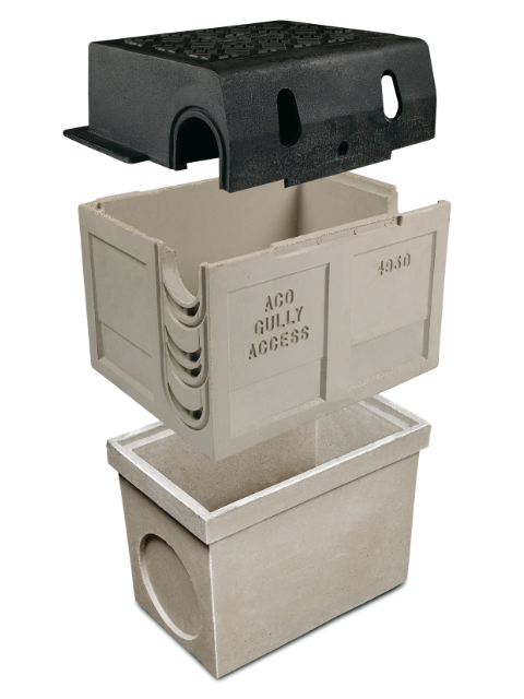 KerbDrain Einlaufkasten Oberteil KD 305/480 D 400