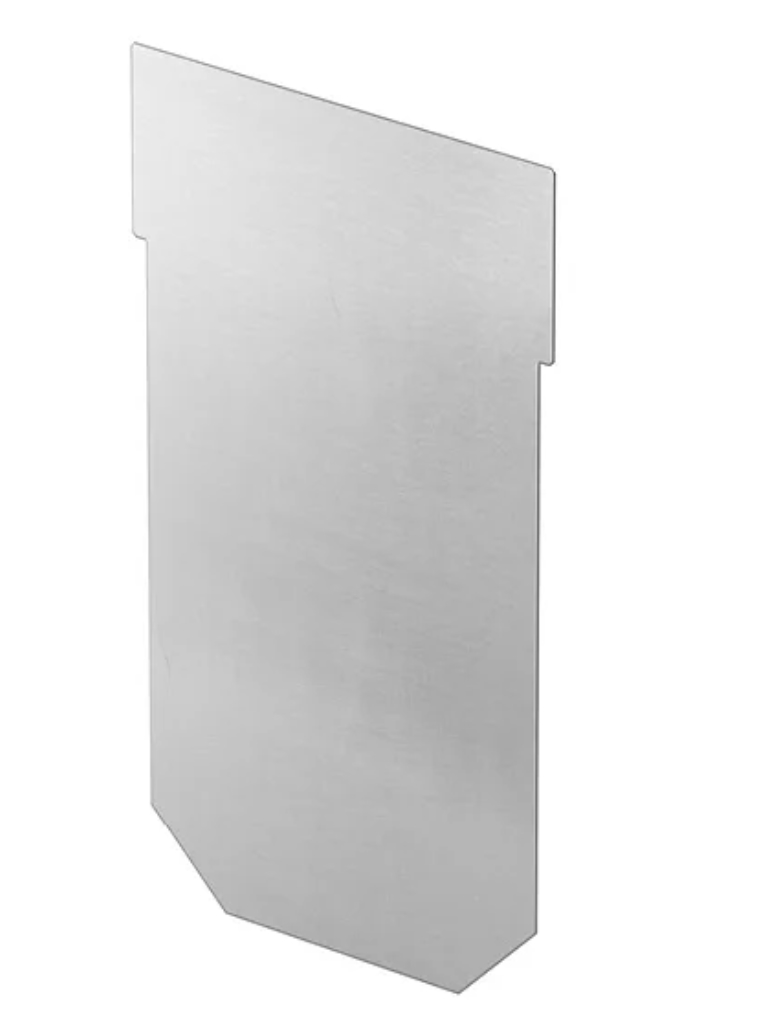 Stormclean 300 Stirnwand für Rinnenanfang Edelstahl