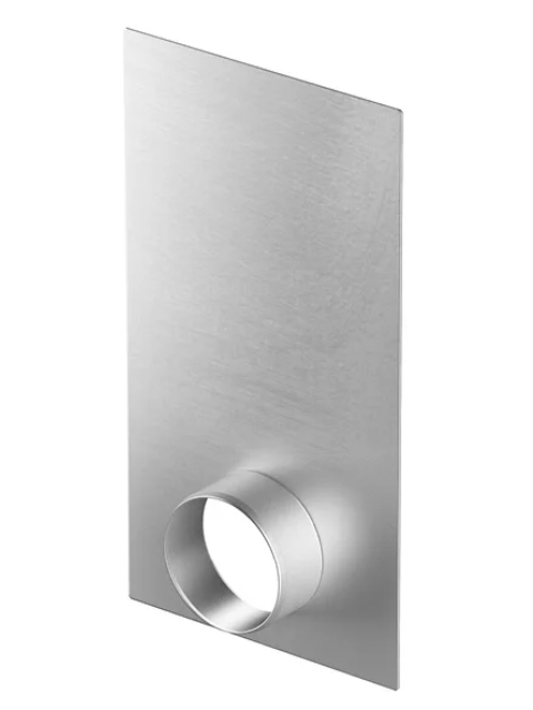 Stormclean 300 Stirnwand für Rinnenende mit Rohrstutzen DN/OD 160 Edelstahl