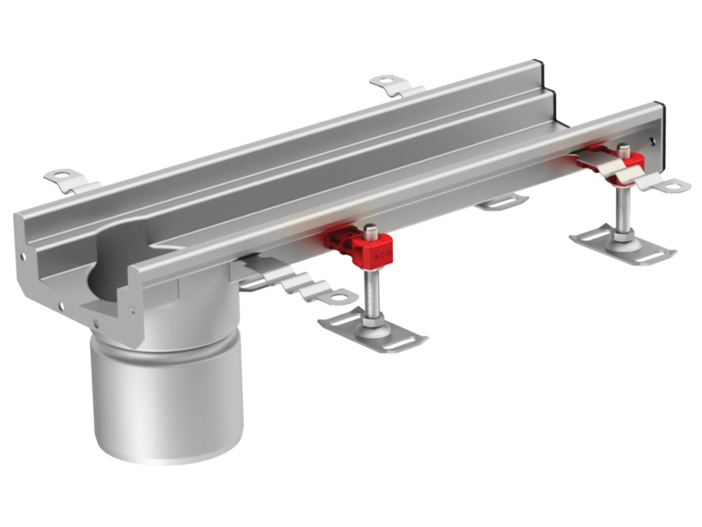 ACO MODULAR KASTENRINNE 125 ABL.ENDE, DN142,L=500,B=153,BH95