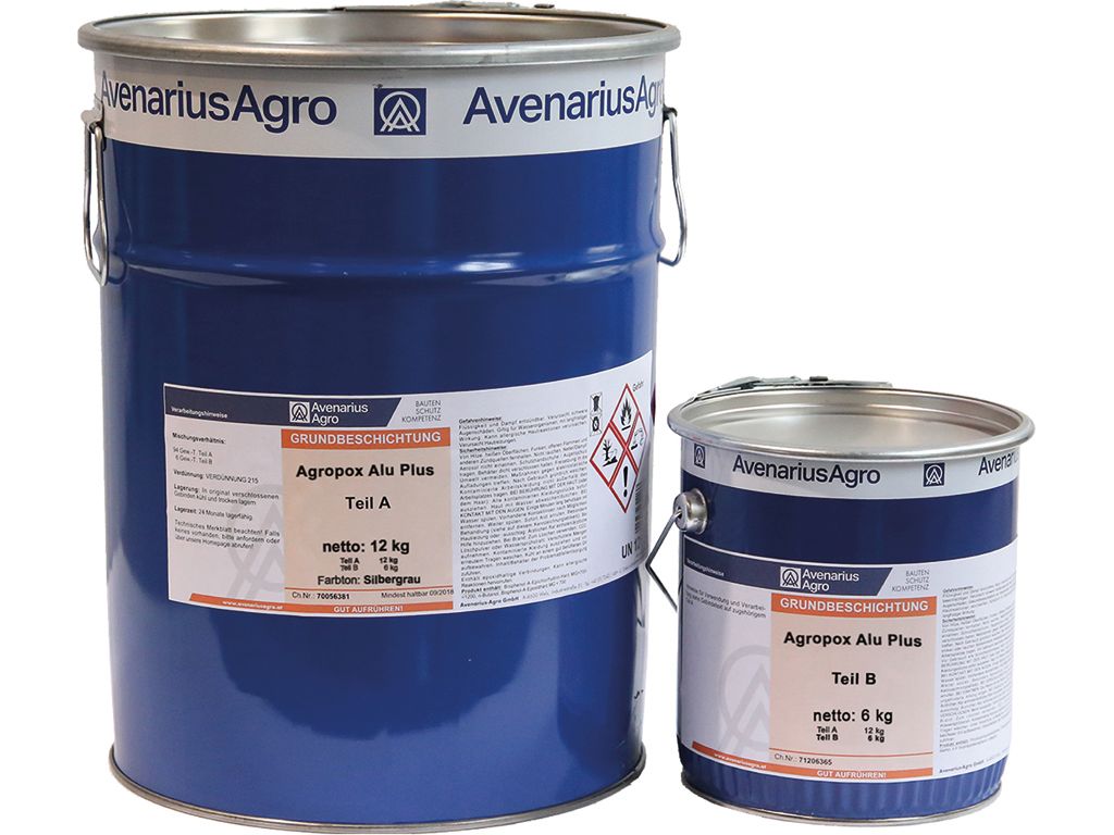 Agropox Alu Plus silbergrau 18 kg