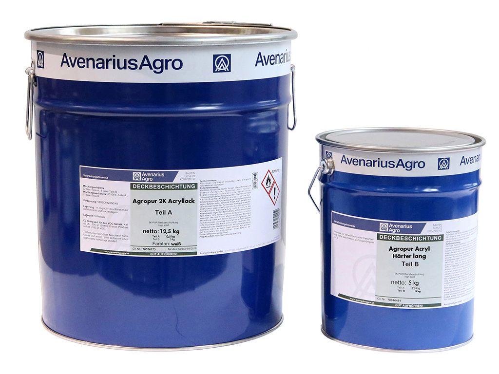 Agropur 2K Acryllack weiß 17,5 kg