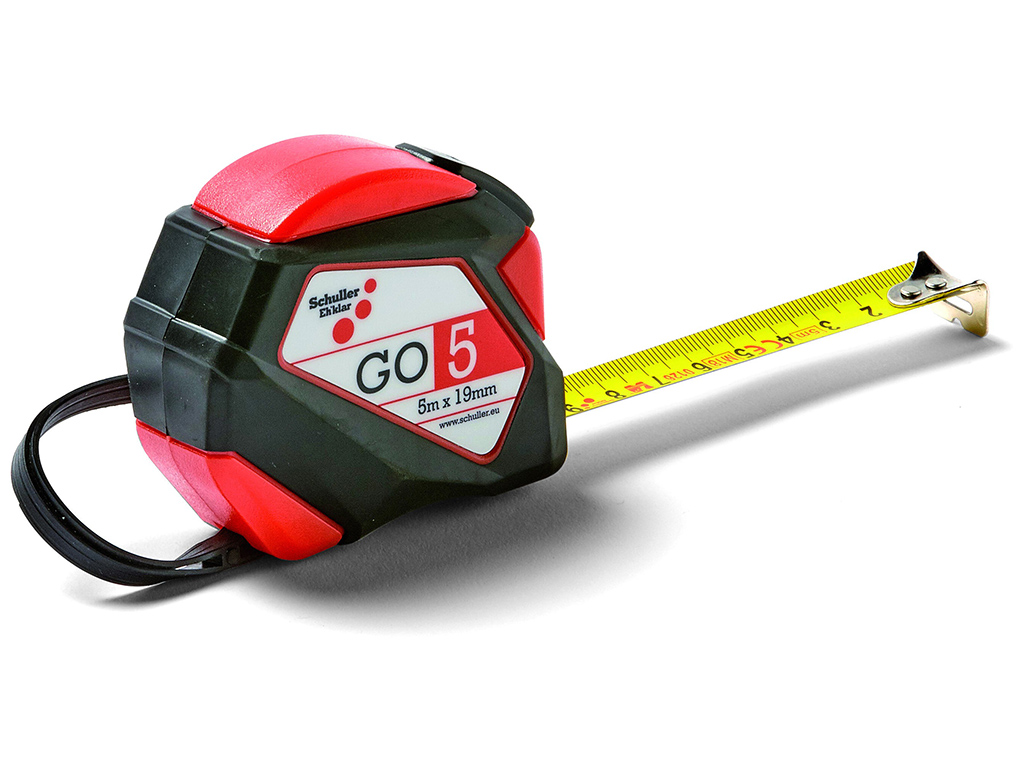 Go Autostop 7.5m, Rollmeter, schwarz