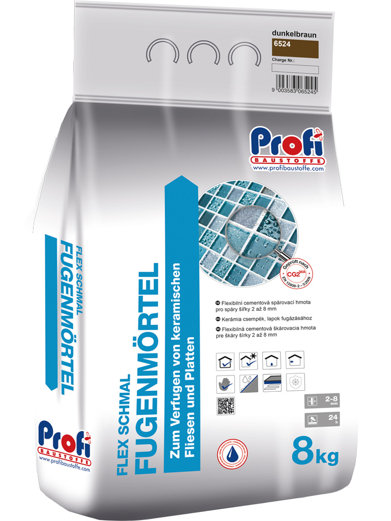 PROFI Fugenmörtel flex schmal andesit, 2 kg Sack