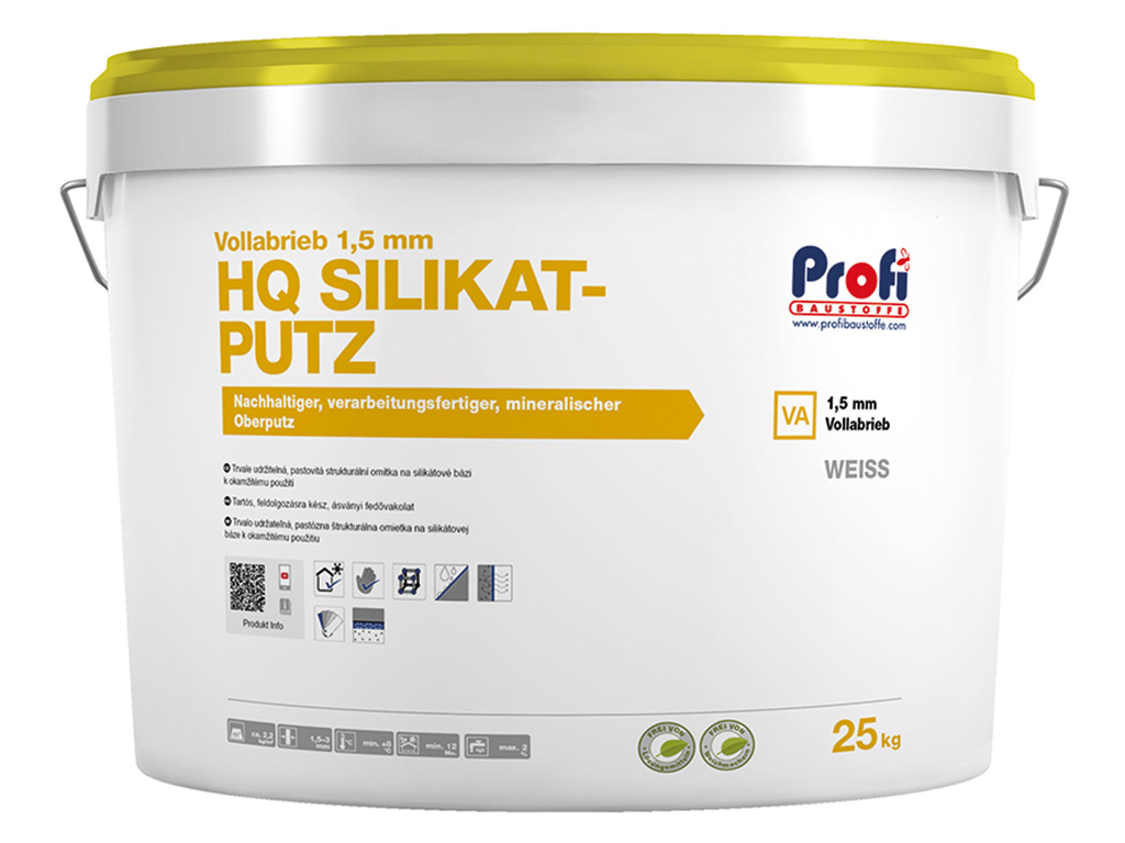 PROFI HQ Silikatputz PREMIUM VA 2,0 mm