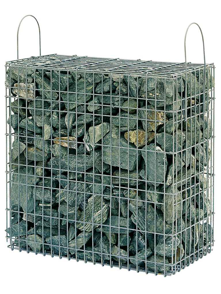 Grünschieferbr-Gab. Glitzer-Grün L50xT50xH50cm 1Stk ca190kg
