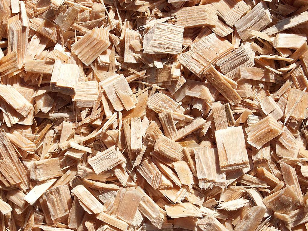 Holzchips, Natur