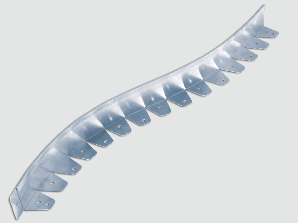 L-Rasenkante Kurve Light Grau L 121xH 5cm 1 Stk. (0,7 kg)