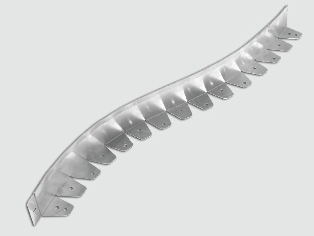 L-Rasenkante Kurve Alu-Heavy Grau L196xH12cm 1Stk. (2,4 kg)