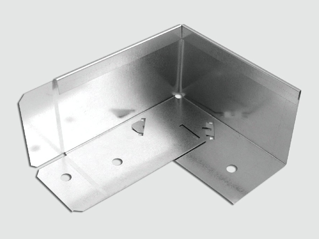 L-Rasenkante Ecke Alu-Heavy Grau L 32xH 12cm 1 Stk. (0,4 kg)