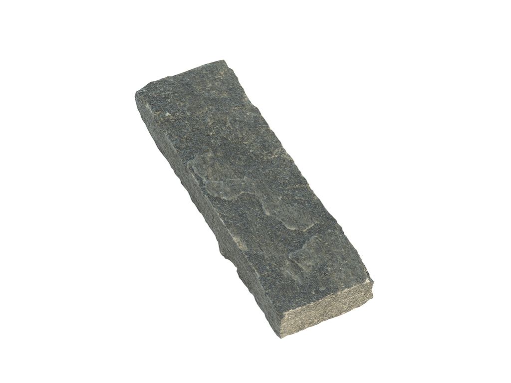 Quarzit-Mähkante Grau-Grün L freixB10xH 3-5 cm 1lfm ca. 11kg
