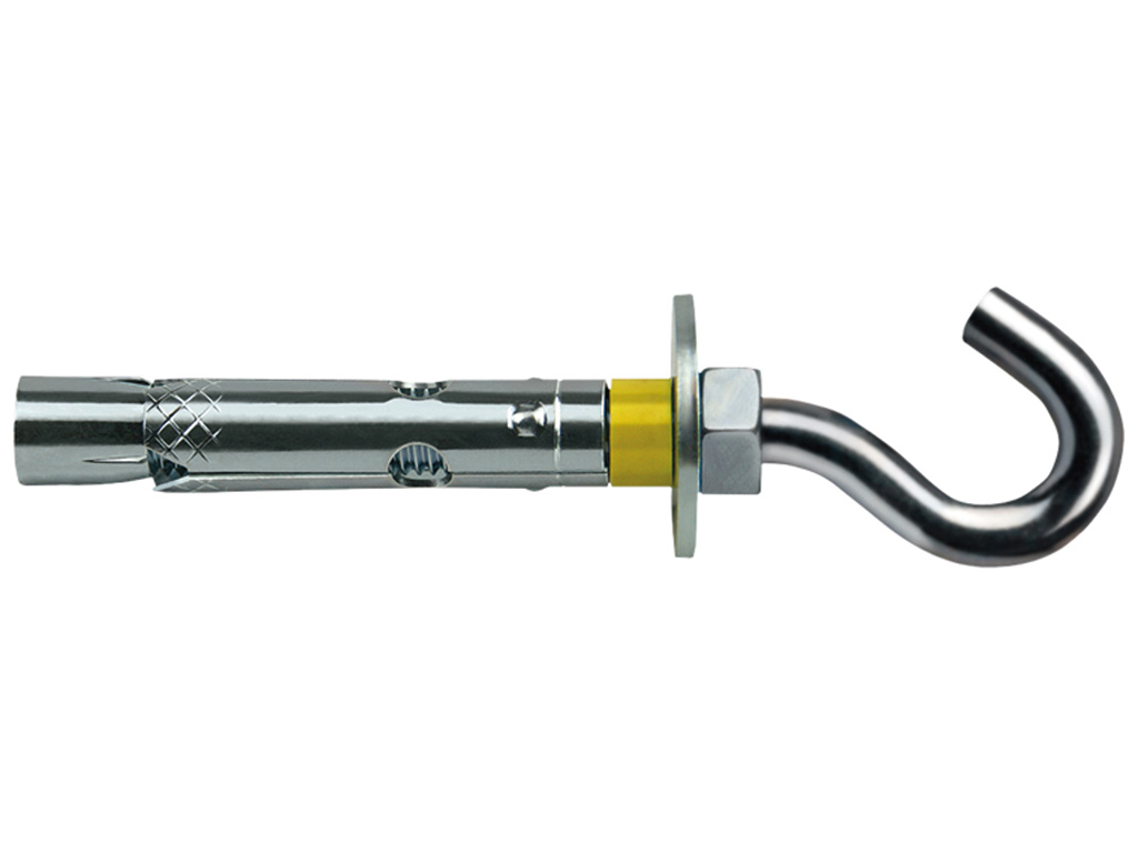 Hülsenanker Dnbolt DG mit Haken, galv.verz.