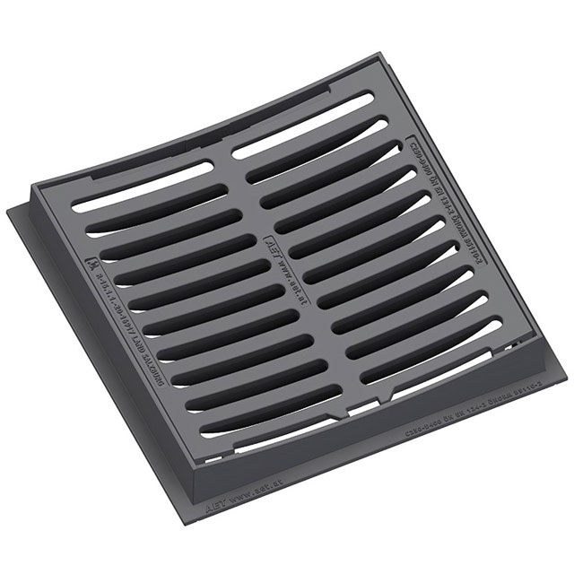 Modell STEIERMARK 600 x 600 Gitter GE Rinne