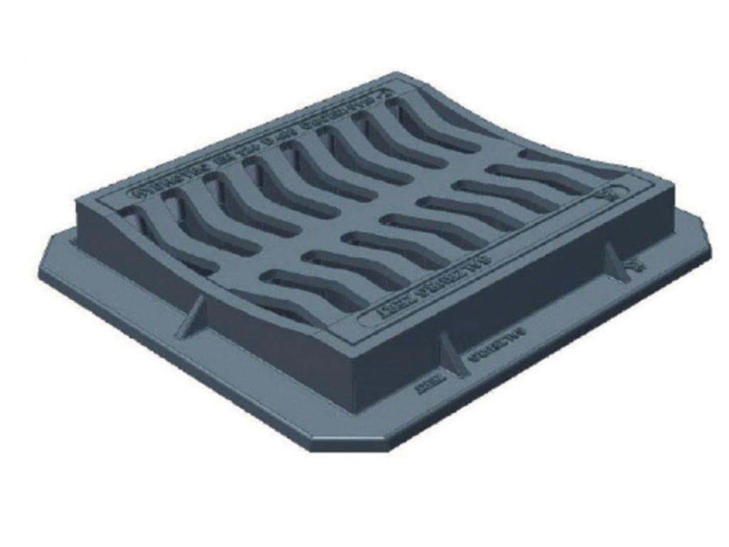 Sicherheitseinlaufgitter Vorarlberg 400x435, Gitter aus GE Rinne