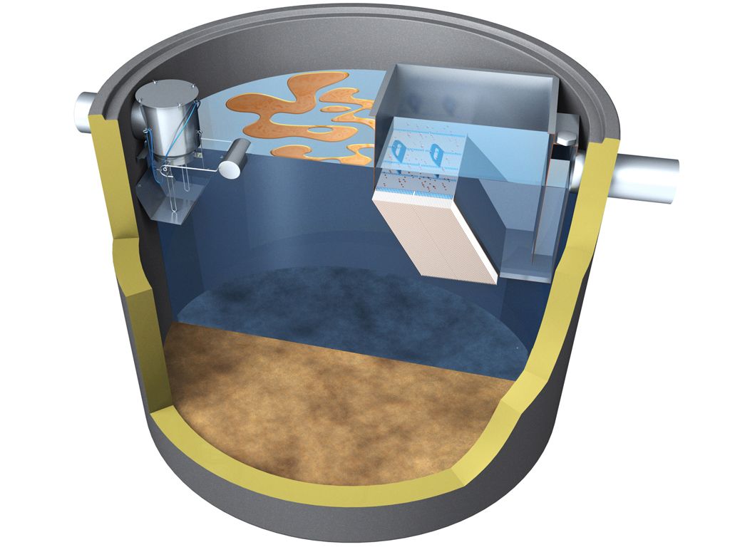 Mineralölabscheider Euro-Sedirat® EN SMA 6/8