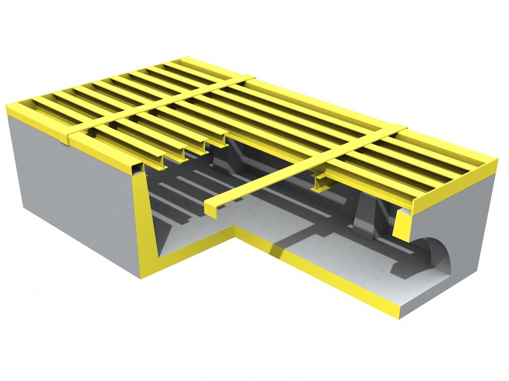 Stahlroste Breite 200 cm