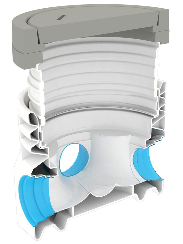 Hausanschlussschacht - DUPLEX DN 600 PE