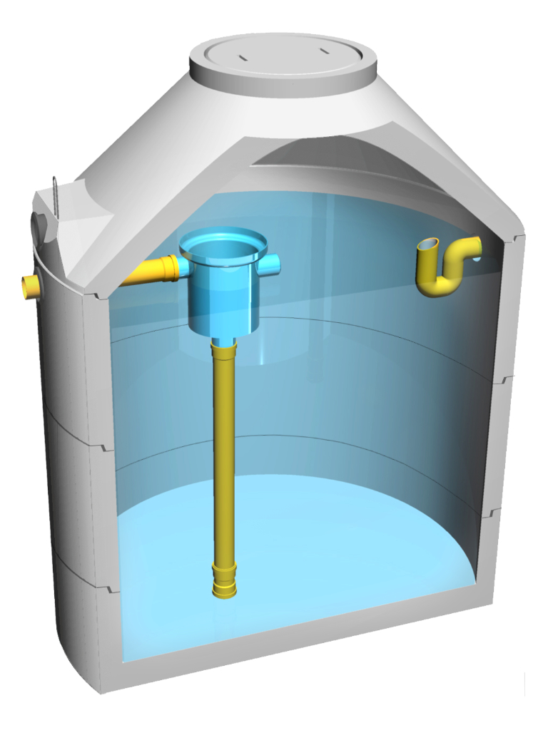 AQUA CLEAN ACRG-R Regenwasserzisterne Ringbauweise mit Gewebefilter