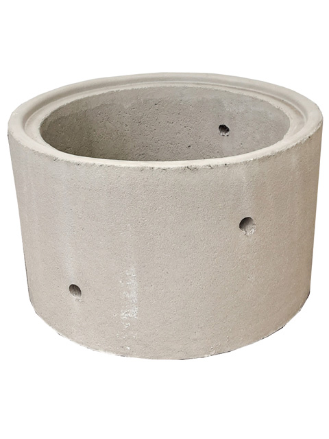 Schachtring mit Falz Ø 800 S gelocht