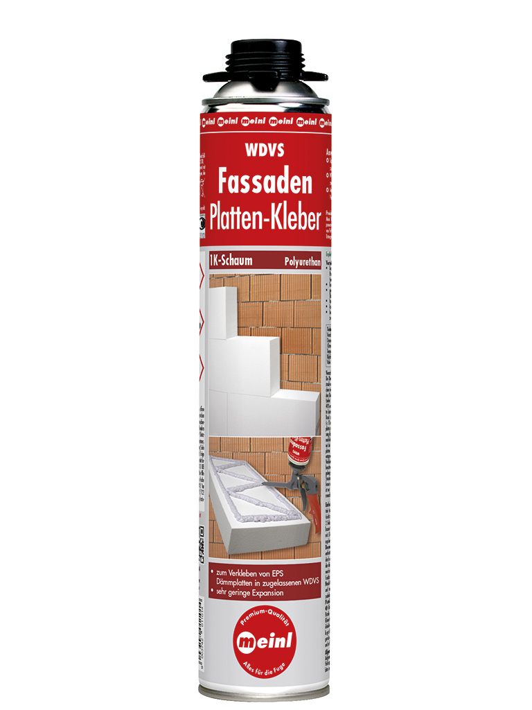 WDVS Fassaden Platten-Kleber 1-K-Polyurethanschaum