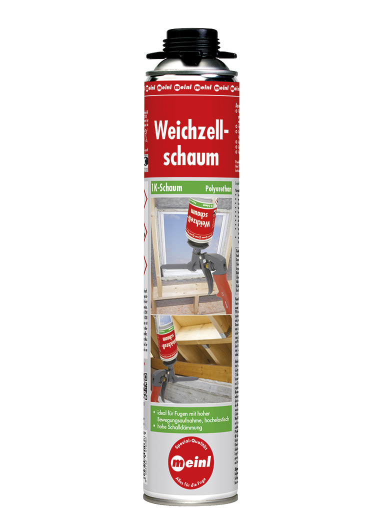 Weichzellschaum 1-K-Polyurethanschaum