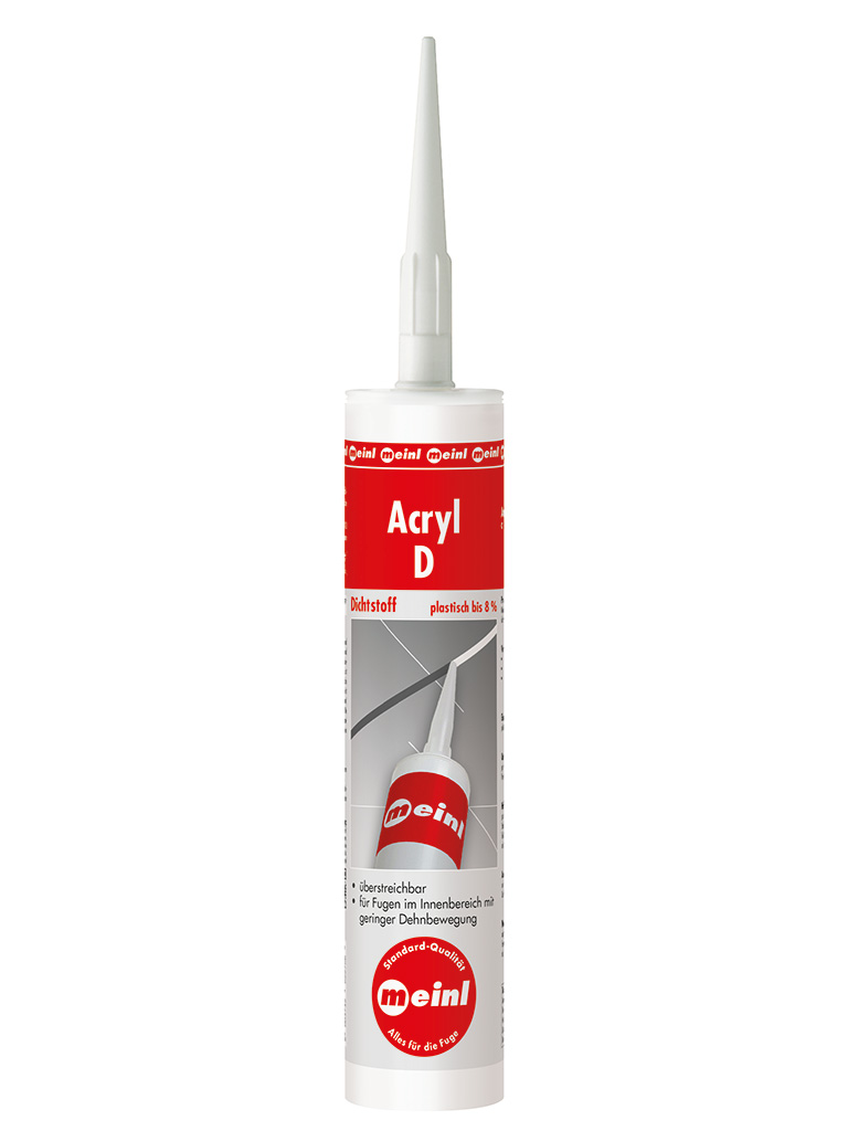 Acryl D Dichtstoff, plastisch bis 8%